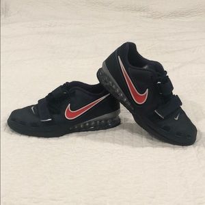 Nike Romaleos 2.0 weight lifting shoes.